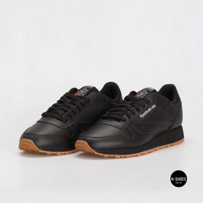 Reebok EU-CLASSIC LEATHER 100008493 6322: черная кожаная классика