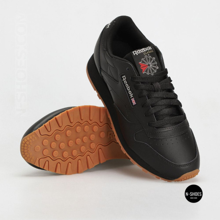 Reebok EU-CLASSIC LEATHER 100008493 6322: черная кожаная классика