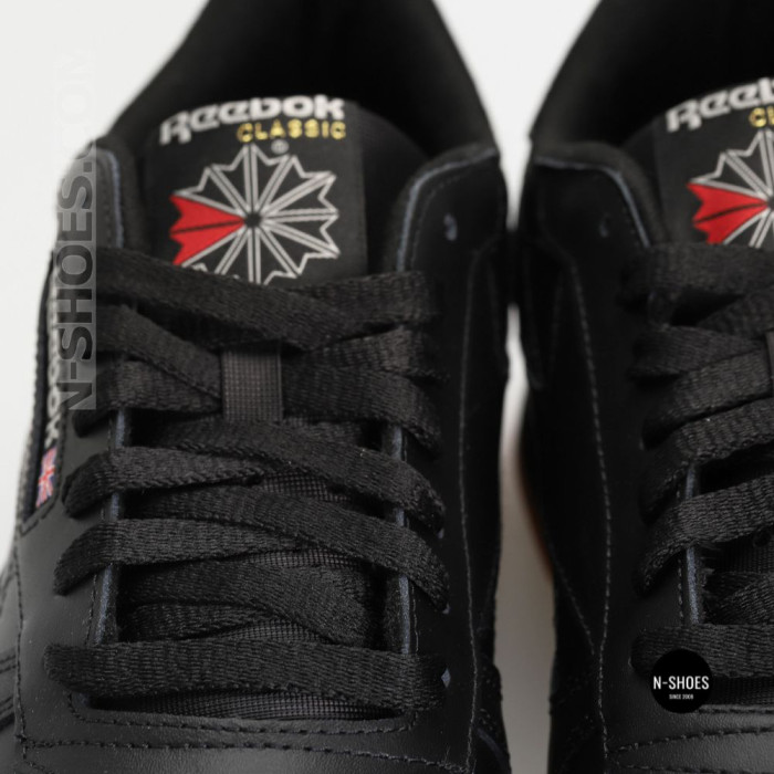 Reebok EU-CLASSIC LEATHER 100008493 6322: черная кожаная классика