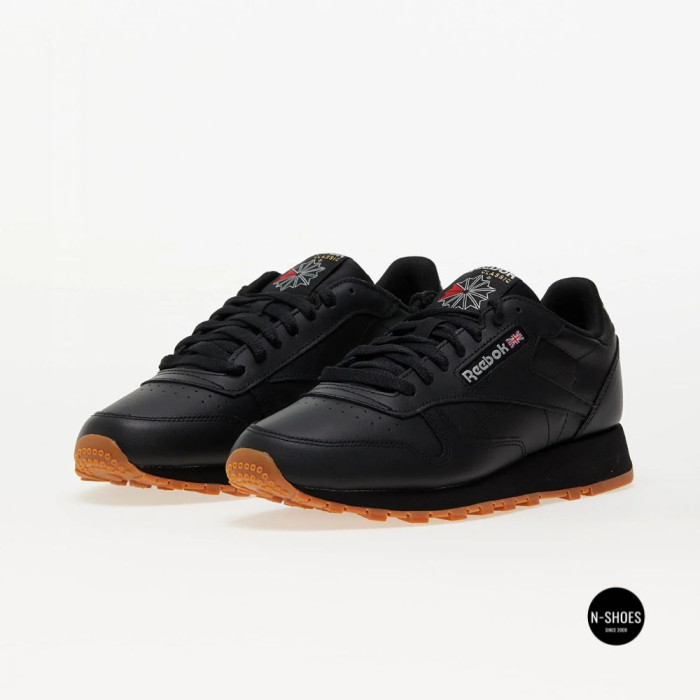 Reebok EU-CLASSIC LEATHER 100008493 6322: черная кожаная классика