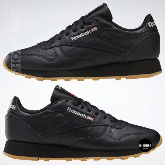 Reebok EU-CLASSIC LEATHER 100008493 6322: черная кожаная классика