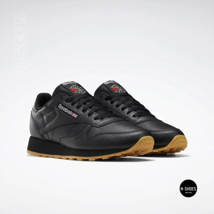 Reebok EU-CLASSIC LEATHER 100008493 6322: черная кожаная классика