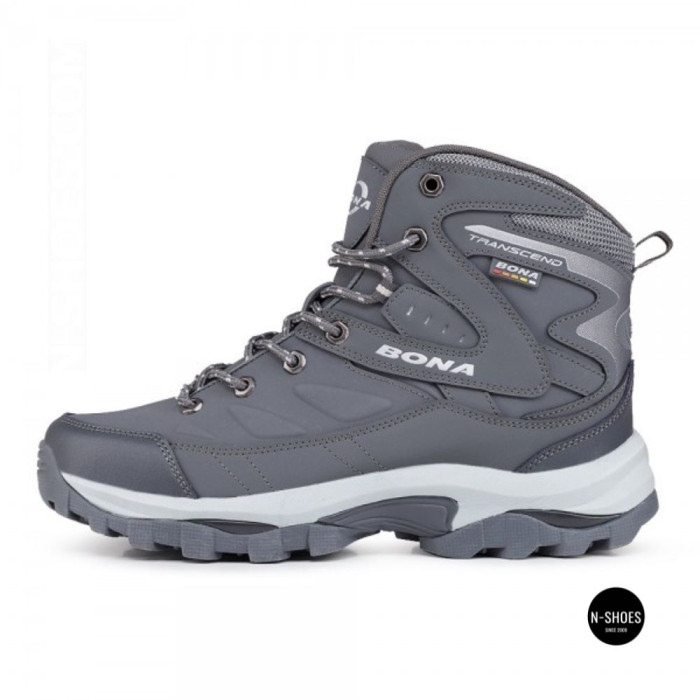Ботинки Bona 856R-6 Dark Grey-Silver 6353: зима без компромиссов