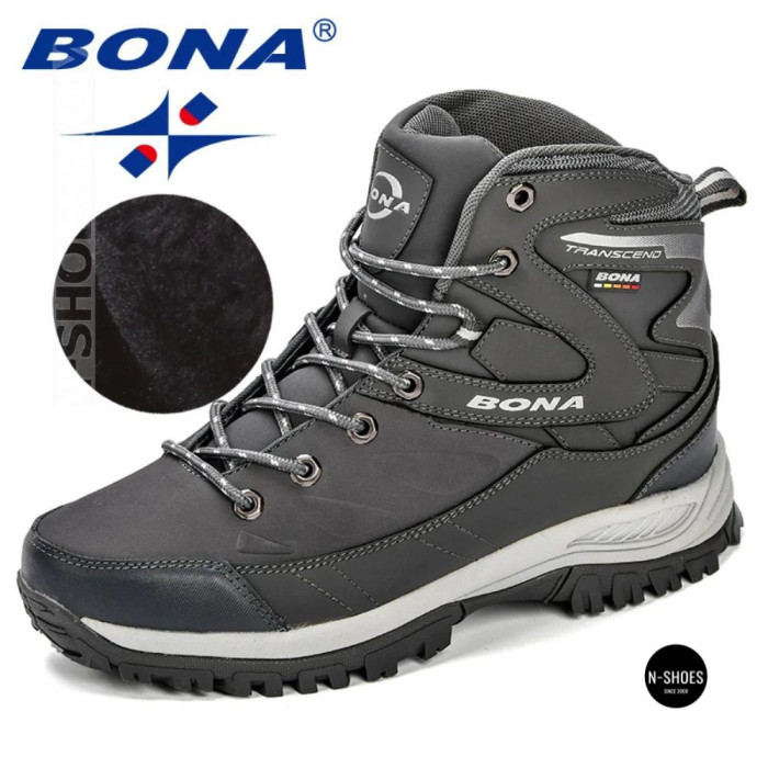 Ботинки Bona 856R-6 Dark Grey-Silver 6353: зима без компромиссов