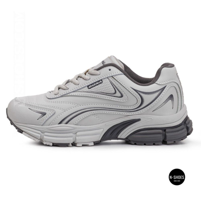 Кроссовки Bona 885M-2 Lt. Grey-Dark Grey 6355 - шаг без усталости