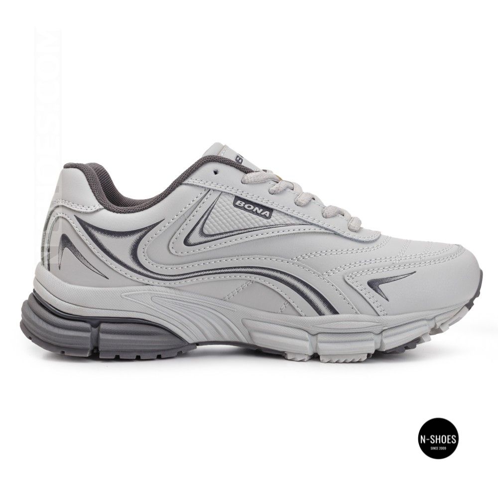 Кроссовки Bona 885M-2 Lt. Grey-Dark Grey 6355 - шаг без усталости