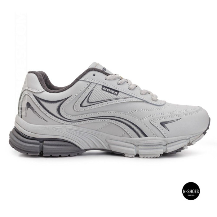 Кроссовки Bona 885M-2 Lt. Grey-Dark Grey 6355 - шаг без усталости