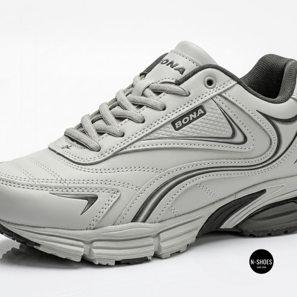 Кроссовки Bona 885M-2 Lt. Grey-Dark Grey 6355 - шаг без усталости
