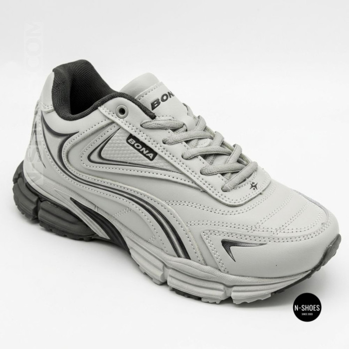 Кроссовки Bona 885M-2 Lt. Grey-Dark Grey 6355 - шаг без усталости