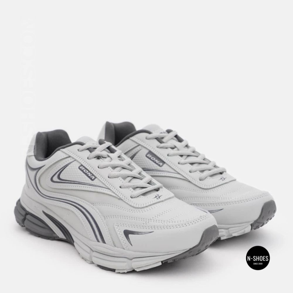 Кроссовки Bona 885M-2 Lt. Grey-Dark Grey 6355 - шаг без усталости