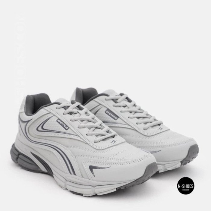 Кроссовки Bona 885M-2 Lt. Grey-Dark Grey 6355 - шаг без усталости