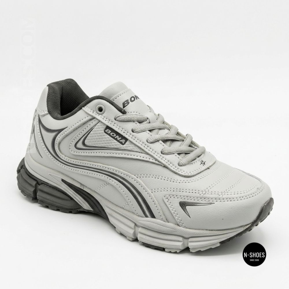 Кроссовки Bona 885M-2 Lt. Grey-Dark Grey 6355 - шаг без усталости