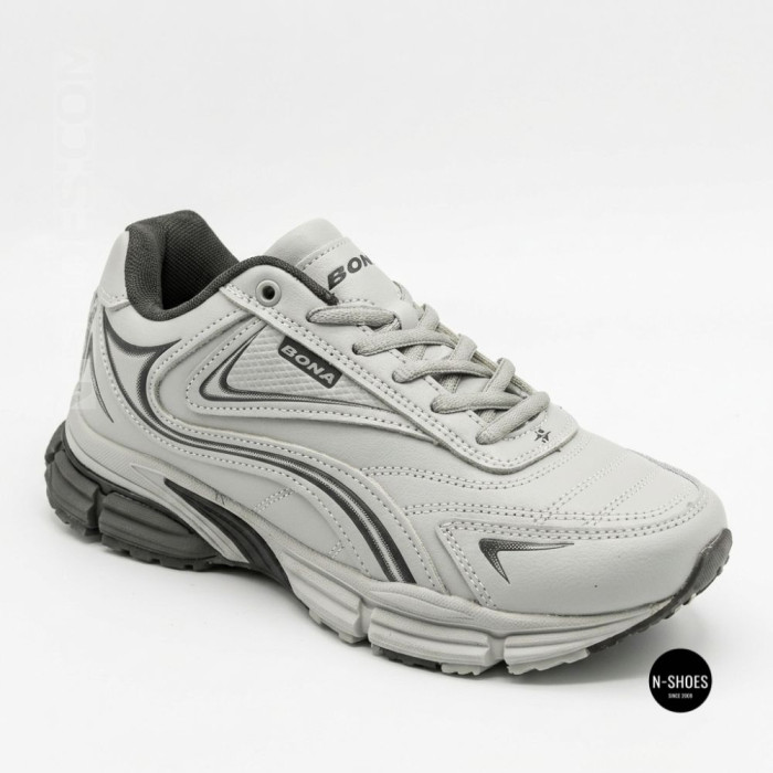Кроссовки Bona 885M-2 Lt. Grey-Dark Grey 6355 - шаг без усталости