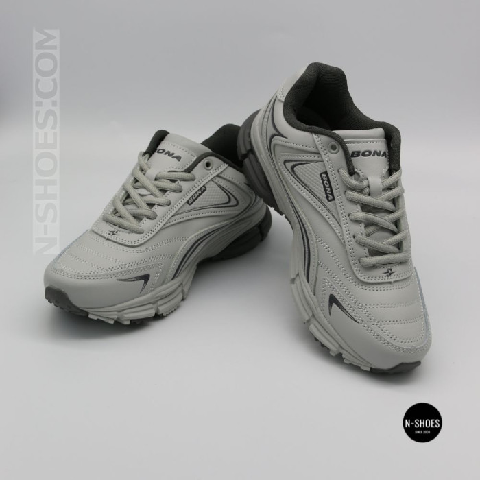 Кроссовки Bona 885M-2 Lt. Grey-Dark Grey 6355 - шаг без усталости