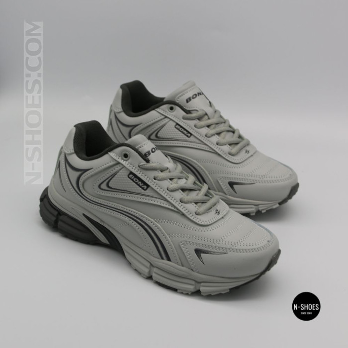 Кроссовки Bona 885M-2 Lt. Grey-Dark Grey 6355 - шаг без усталости