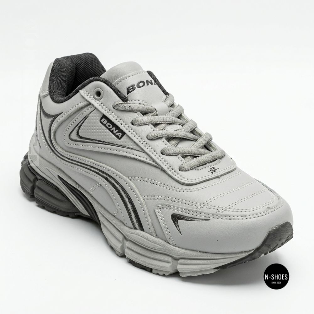 Кроссовки Bona 885M-2 Lt. Grey-Dark Grey 6355 - шаг без усталости