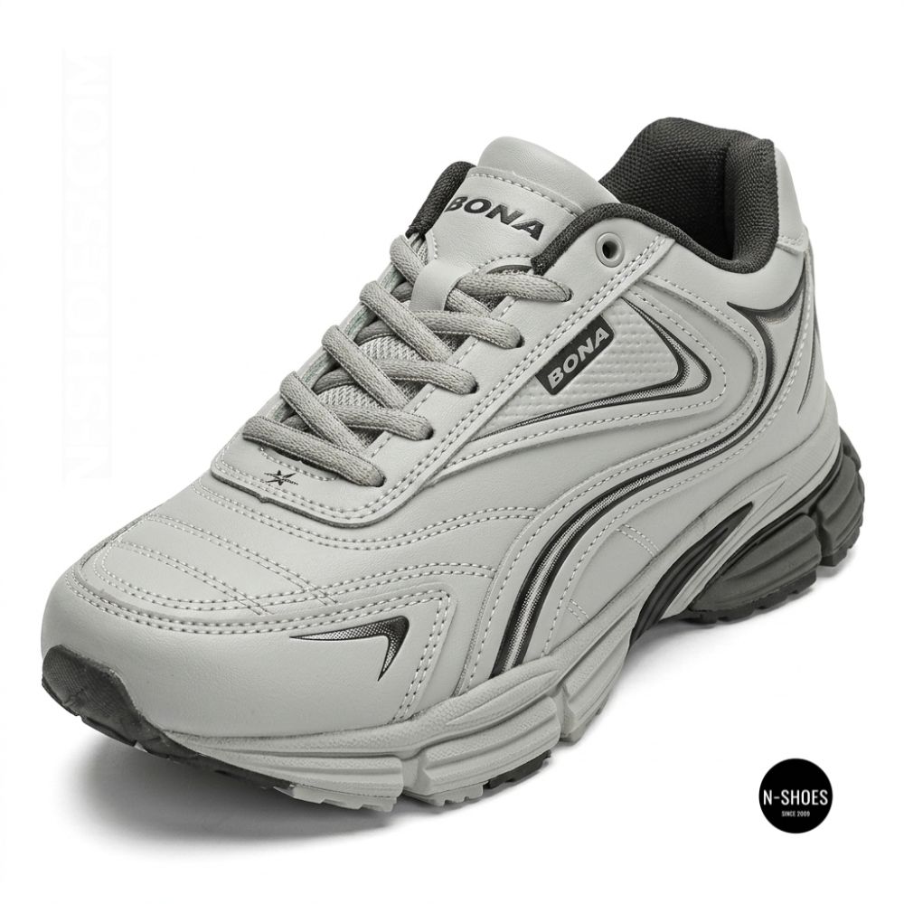 Кроссовки Bona 885M-2 Lt. Grey-Dark Grey 6355 - шаг без усталости