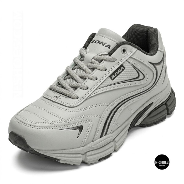 Кроссовки Bona 885M-2 Lt. Grey-Dark Grey 6355 - шаг без усталости