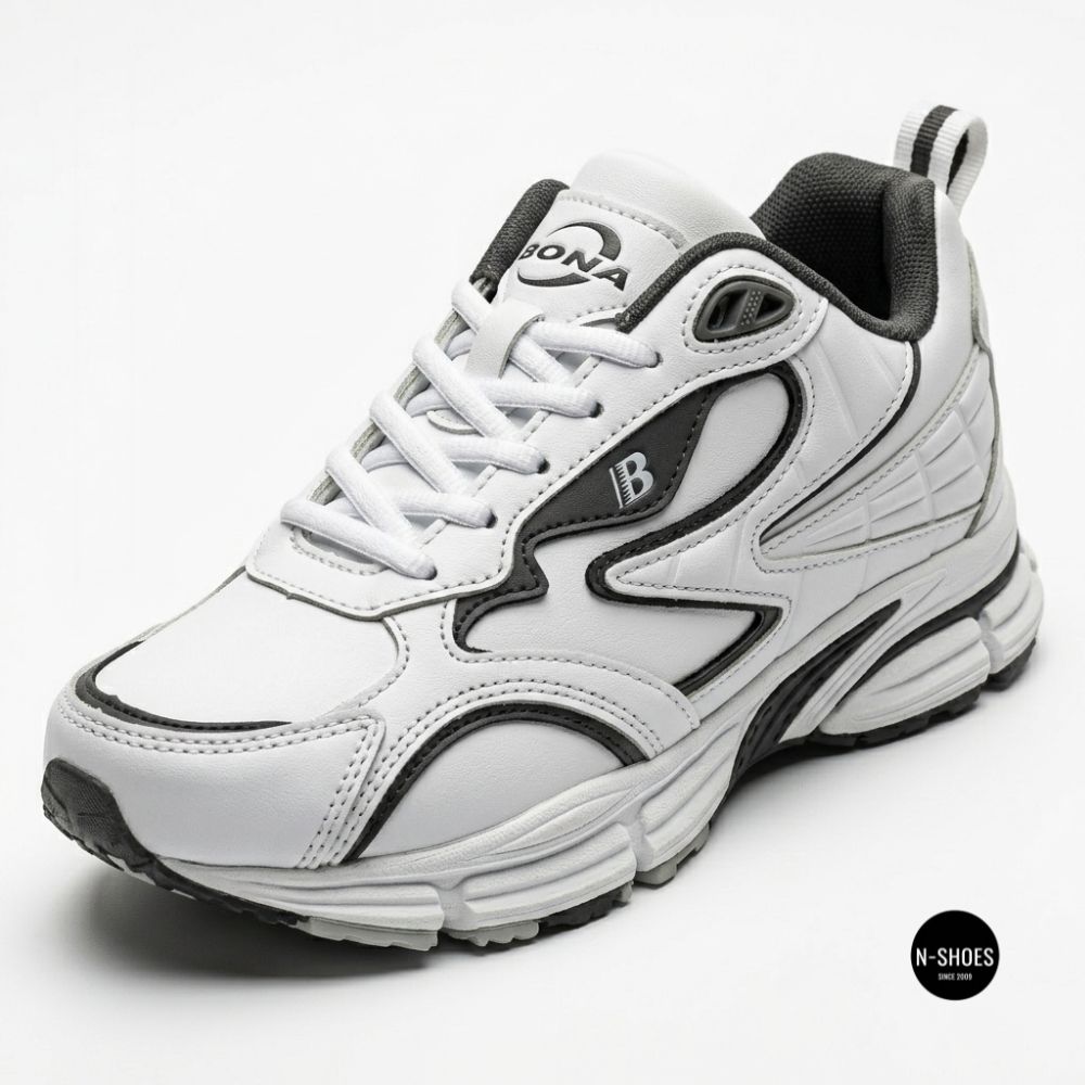 Кросівки Bona 963a-2 White-Dark Grey 6357: комфорт щодня
