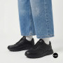N-SHOES Fabio 216244 FM-1-5913-1 6365 BLACK з натуральної шкіри: чорні кросівки на кожен день