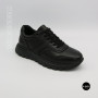 N-SHOES Fabio 216244 FM-1-5913-1 6365 BLACK з натуральної шкіри: чорні кросівки на кожен день