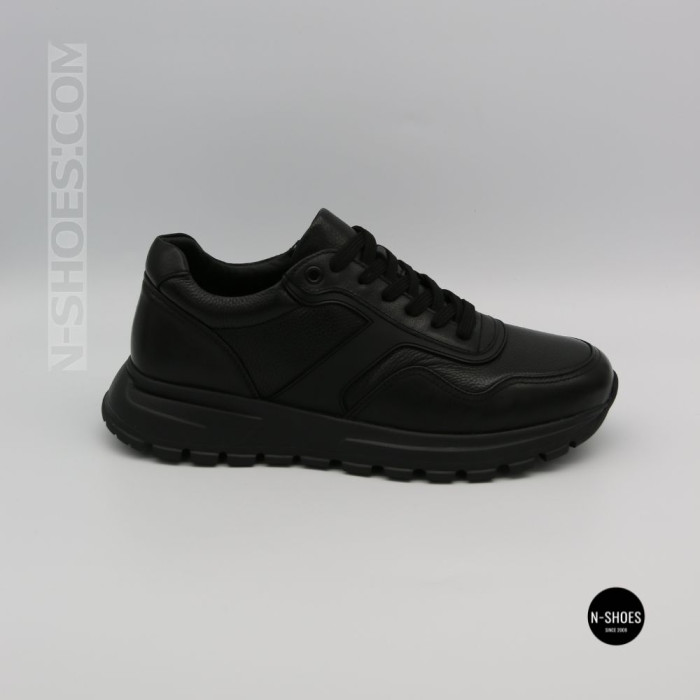 N-SHOES Fabio 216244 FM-1-5913-1 6365 BLACK: черные кроссовки на каждый день