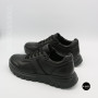 N-SHOES Fabio 216244 FM-1-5913-1 6365 BLACK з натуральної шкіри: чорні кросівки на кожен день