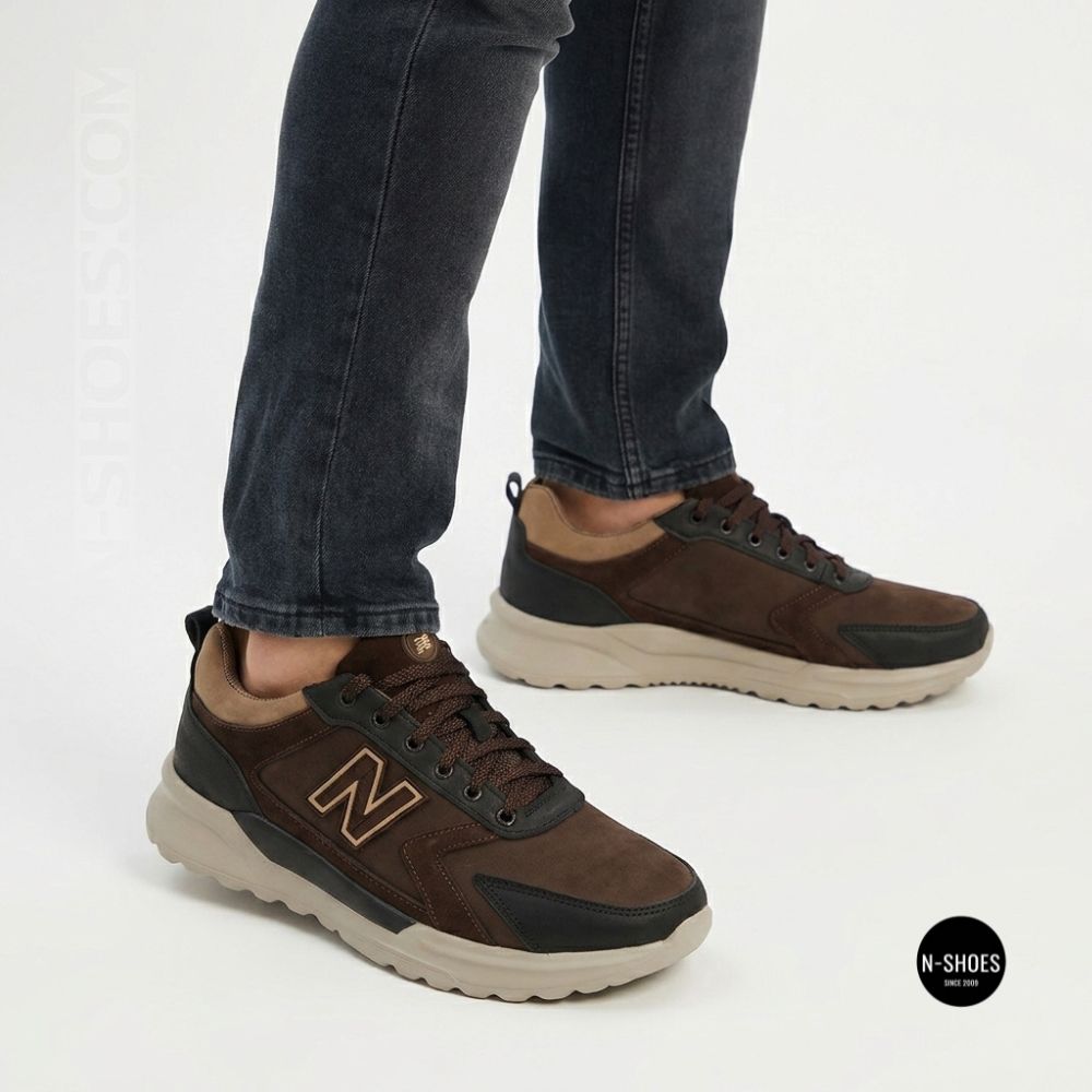 Мужские кроссовки N-SHOES Minardi 54-1 brown 6376 - стиль и комфорт