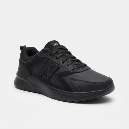 Чоловічі шкіряні кросівки N-SHOES Minardi 54-2 black 6377 зручні з натуральной шкіри демі чорні