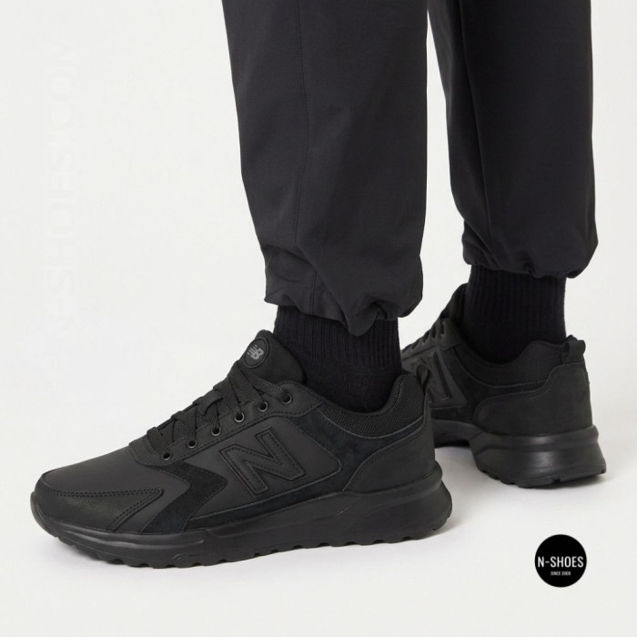 Кожаные кроссовки N-SHOES Minardi 54-2 black 6377 для стиля