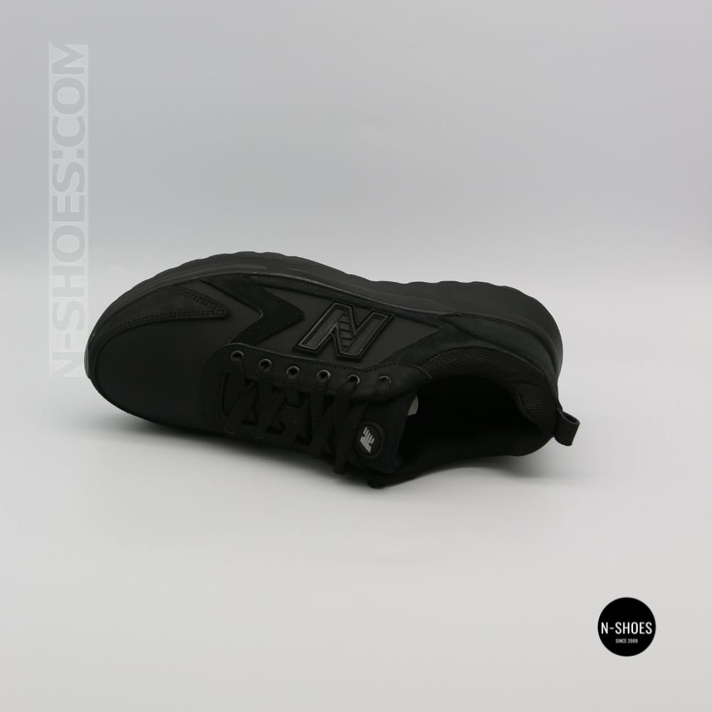Шкіряні кросівки N-SHOES Minardi 54-2 black 6377 для стилю
