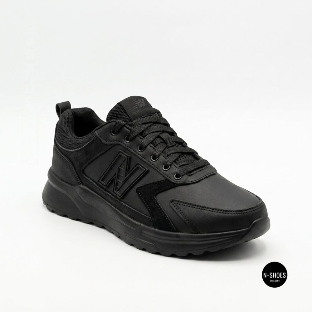 Шкіряні кросівки N-SHOES Minardi 54-2 black 6377 для стилю