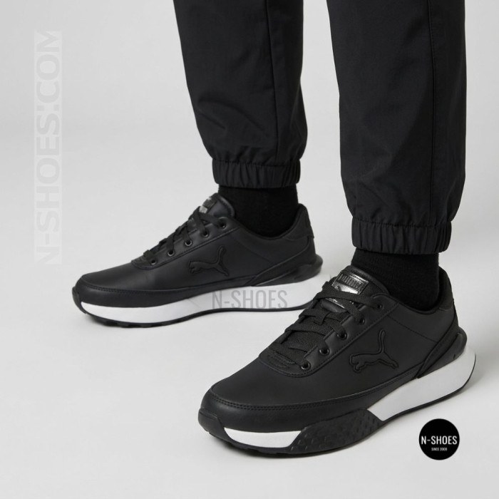 Black Leather Sneakers Minardi 6405 - Daily Comfort