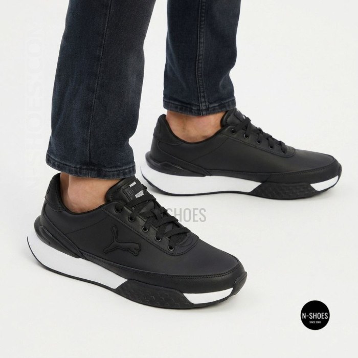 Black Leather Sneakers Minardi 6405 - Daily Comfort
