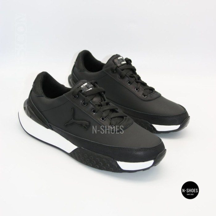 Black Leather Sneakers Minardi 6405 - Daily Comfort