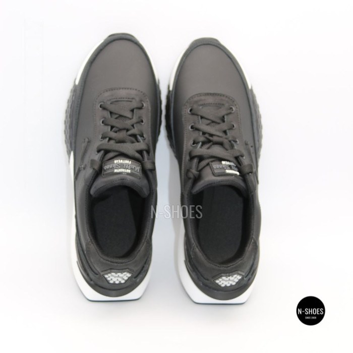 Black Leather Sneakers Minardi 6405 - Daily Comfort