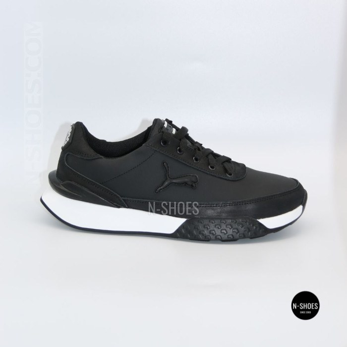 Black Leather Sneakers Minardi 6405 - Daily Comfort
