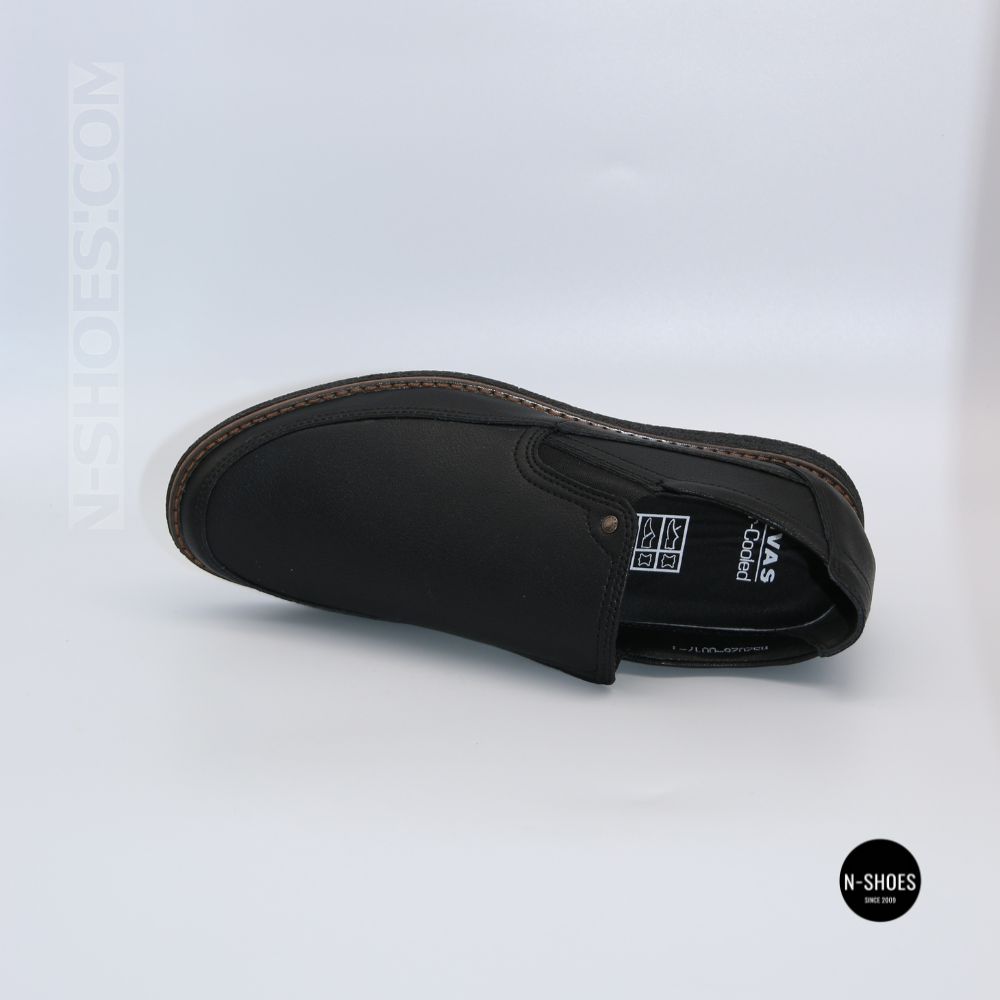 Комфортні чоловічі сліпони NS 017 black 6406 на кожен день