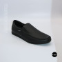 Black Leather Comfort Moccasins NS 016 6407 for Your Feet