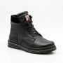 Winter Leather Boots NS n3 Black 6411 with Natural Wool