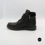 Winter Leather Boots NS n3 Black 6411 with Natural Wool