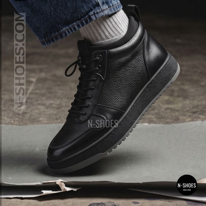 Men's Winter Genuine Leather Boots Monelli 216286 6448