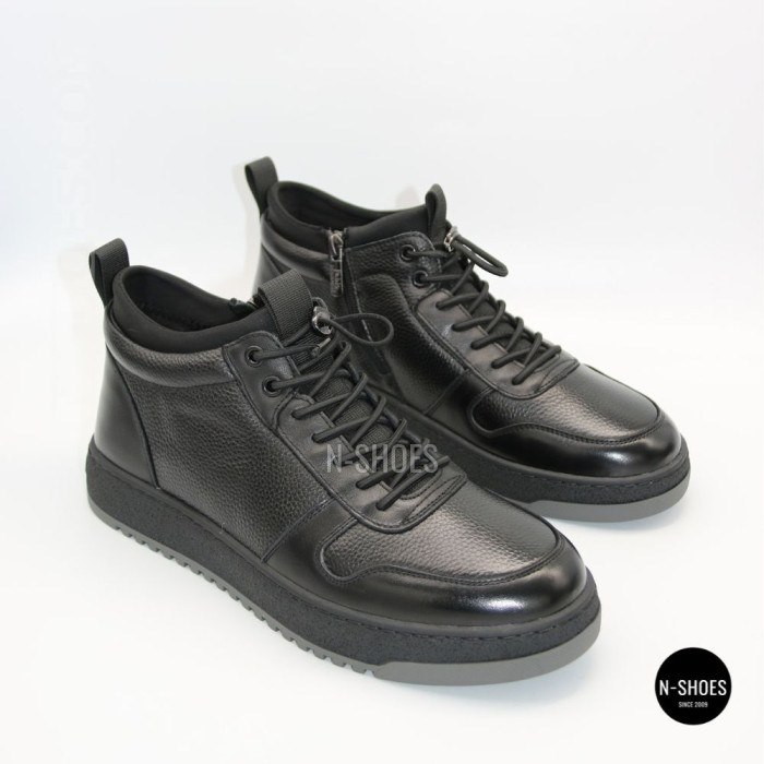 Men's Winter Genuine Leather Boots Monelli 216286 6448