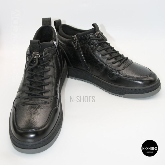 Men's Winter Genuine Leather Boots Monelli 216286 6448