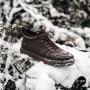 Мужские зимние кожаные кроссовки N-SHOES Fabio 216351 FM-1-5916-2 BROWN 6449