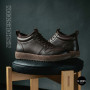 Мужские зимние кожаные кроссовки N-SHOES Fabio 216351 FM-1-5916-2 BROWN 6449