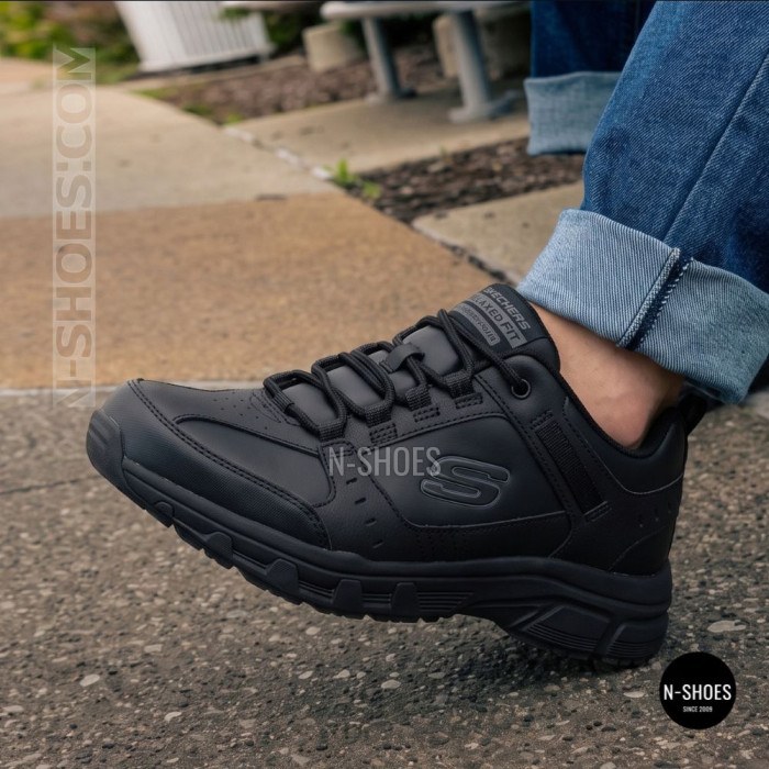 Комфортні чоловічі кросівки Skechers Redwick 51896 BBK 6462 Чорні