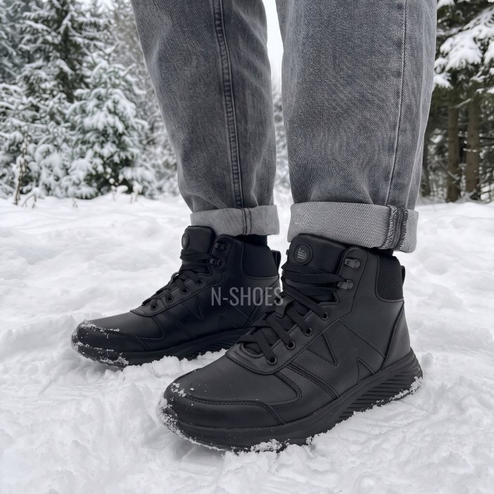 N-SHOES Minardi 39 6465 Black Boots: Superior Warmth & Street Style