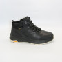Men's Leather Winter Boots NS 2658 Black 6481 with Fur