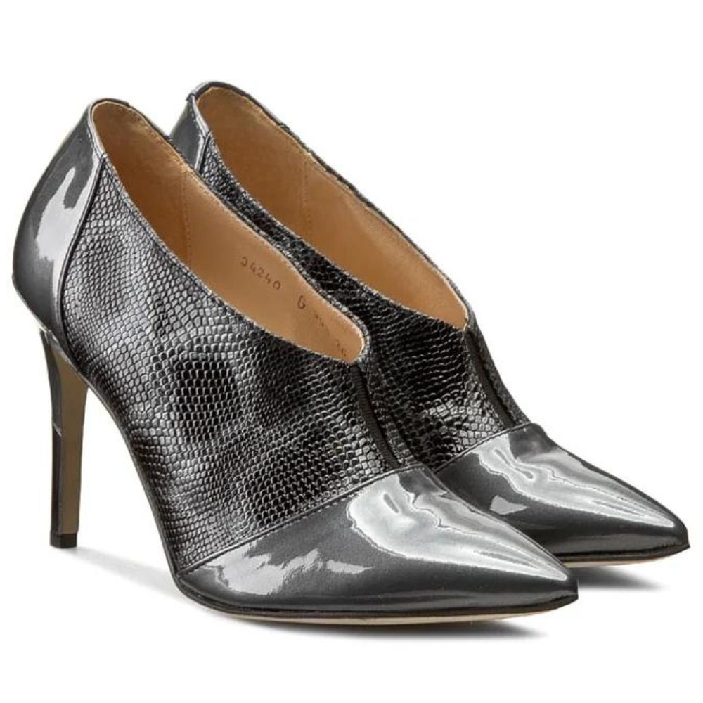 Женские серые ботильоны Solo Femme (Польша) модель 2716